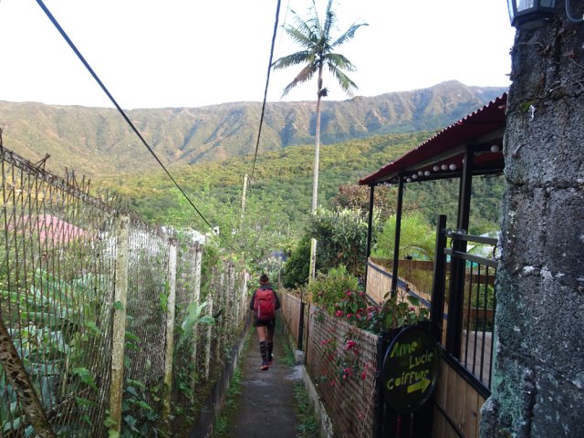 Le petit raccourci pour rejoindre le sentier botanique