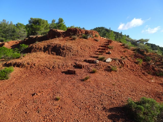 Arrivée au GR de Pays Aude Romaine et Médiévale