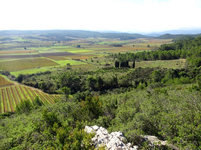 Paysages depuis le GR en direction de Tournissan