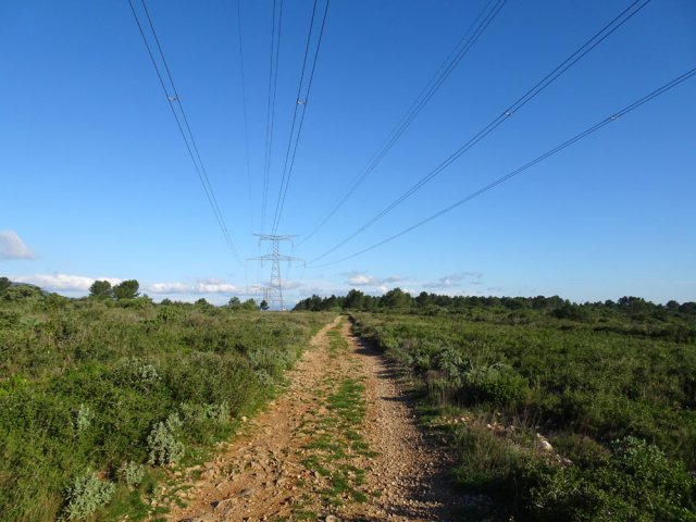 Cette étendue sous les lignes à haute tension comportera bientôt un parc solaire photovoltaïque