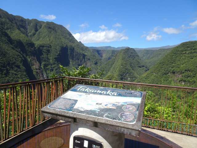 Belvédère vieillissant mais explications encore visibles