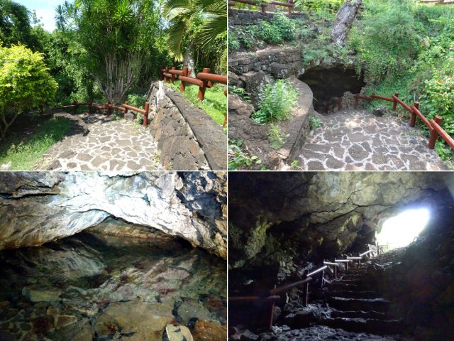 Visite de la Cave Madame avant d'entamer la sortie