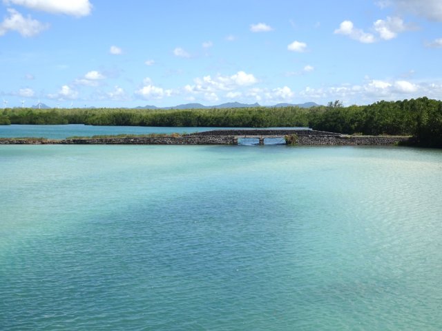 La lagune vue du pont