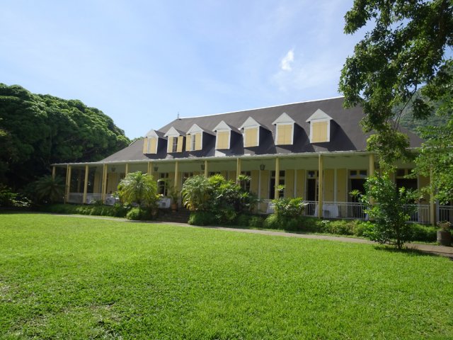 L'arrière de la case créole