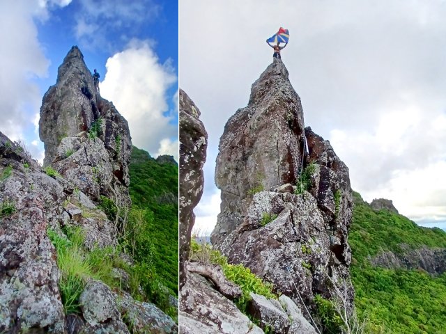 Peu de personnes peuvent stationner au sommet en même temps