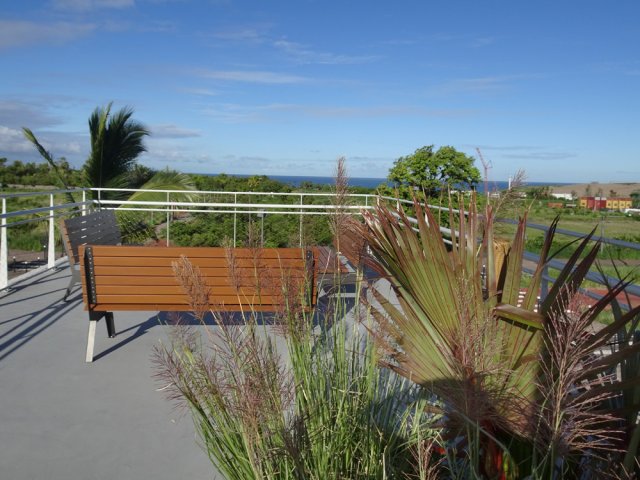 Le balcon qui sert de belvédère
