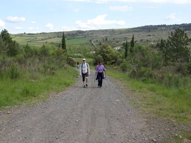 Montée assez raide en direction de Soubirous