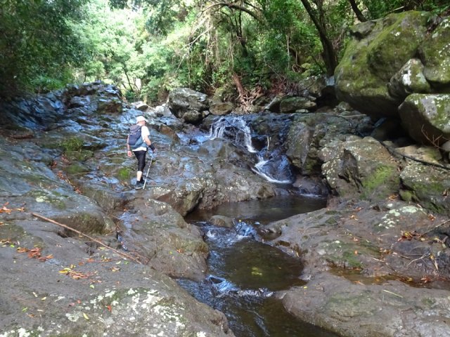 Paradoxalement, plus on monte et plus il y a de l'eau