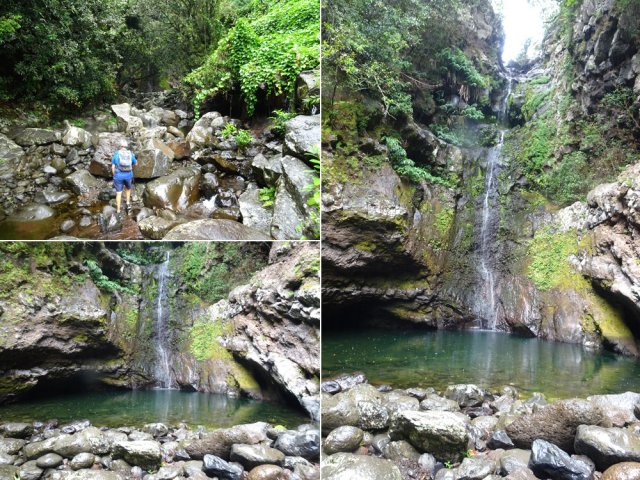 Courte remontée jusqu'au pied du Bassin Chouchou