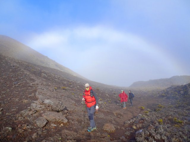 Des gouttelettes < 0,05 mm et des rayons de soleil entre 30 et 40° pour un bel arc blanc