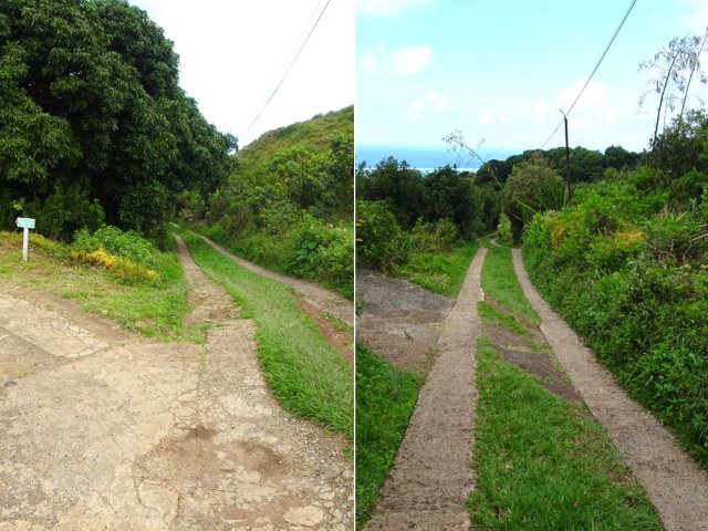 Bandes de roulement en direction de Bassin Martin