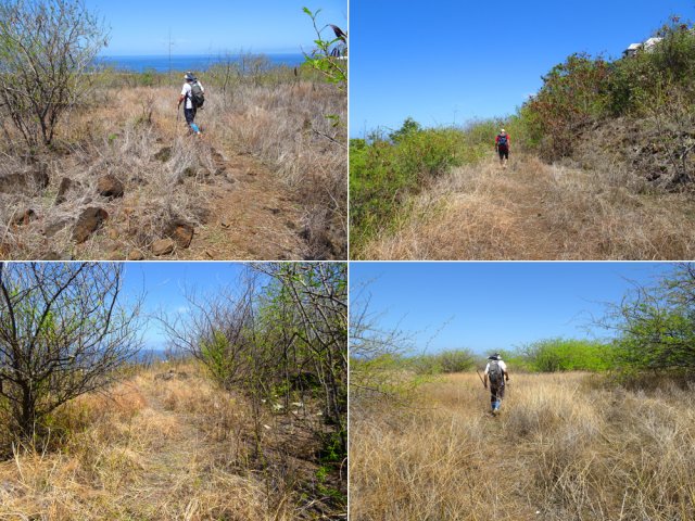 Le second sentier contournant la ville s'effectue dans la savane