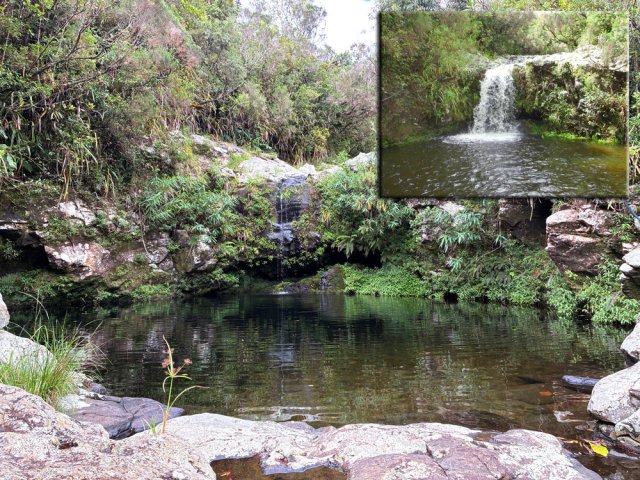 Passage au Bassin Rond, pas toujours en eau selon la saison