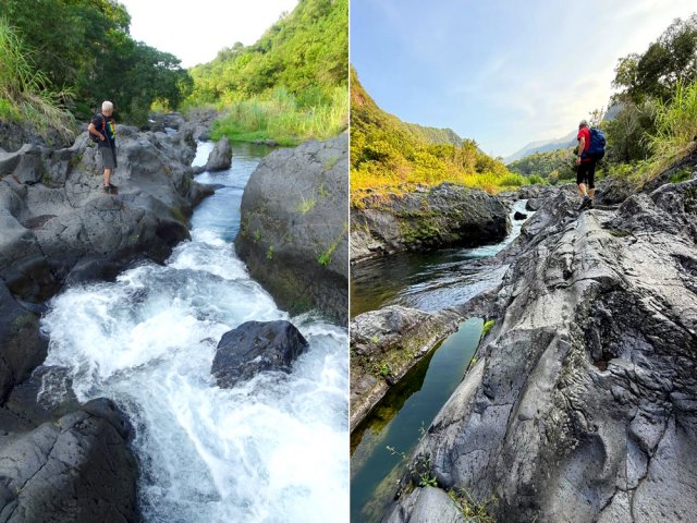 Quelques rapides pour égayer la remontée de rivière