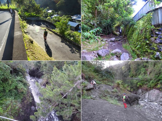 De la route de Salazie jusqu'à la rivière du Mât