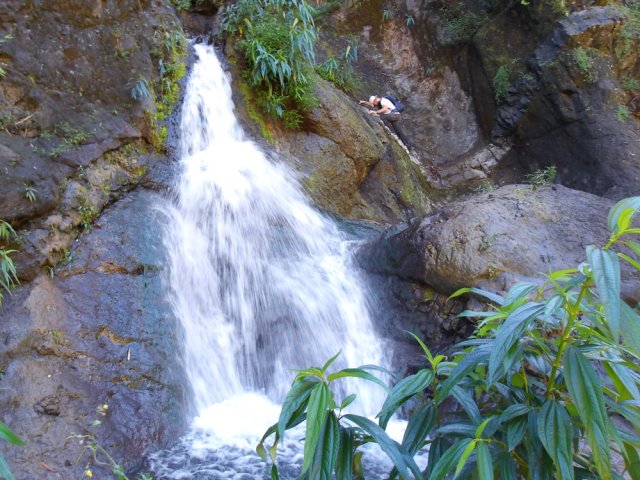 La dernière cascade de la Ravine Grosse Roche