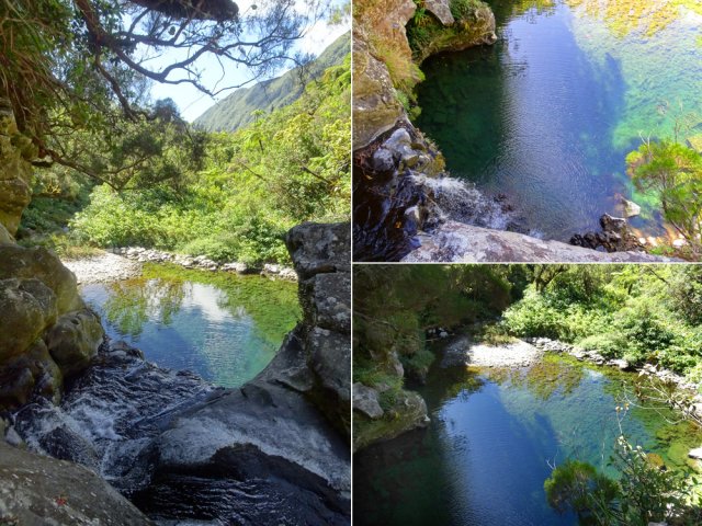 Nouveau bassin qui se contourne en rive droite